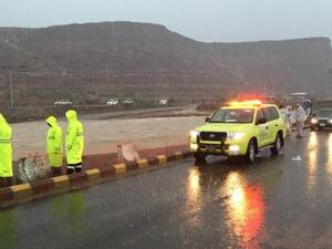 وفاة 7 سعوديين بسبب الأمطار في حفر الباطن