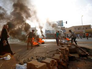 جانب من احتجاجات السودان