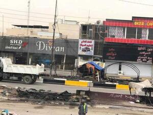 قوات الأمن العراقية تقتحم ساحة اعتصام البصرة 