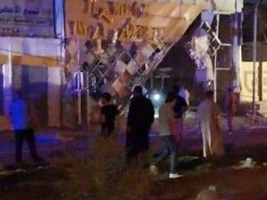 من موقع الانفجار