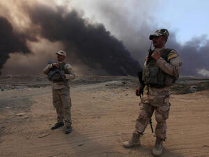 إصابات بين جنود عراقيين بقصف مجهول استهدف قاعدتهم