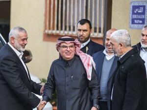 رئيس اللجنة القطرية لإعادة إعمار غزة، السفير محمد العمادي