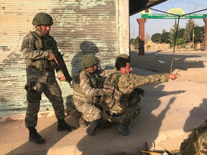 الجيش الوطني السوري يسيطر على بلدة سلوك.بريف الرقة