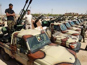 قوات موالية لحفتر في بنغازي 