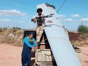 إسقاط طائرة إيطالية مسيرة غربي ليبيا