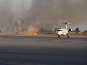 قصف جوي بطرابلس وإغلاق المجال الجوي لمطار معيتيقة