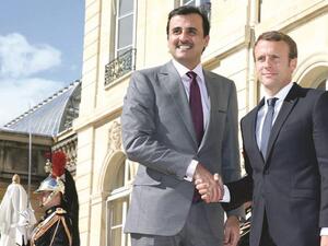 آل ثاني وماكرون