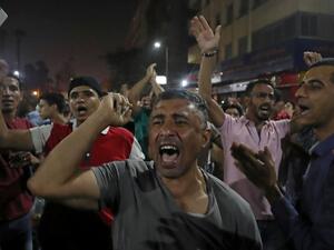 محتجون ضد السيسي في القاهرة