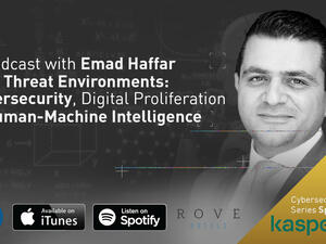 Emad Haffar on the UAE Tech Podcast sponsored by Kaspersky /Al Bawaba