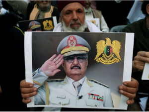 In November 2019 pro-Haftar forces claimed to have shot down an Italian drone /AFP