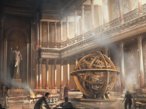 Raphaëlle Deslandes, Library of Alexandria (Art Station)