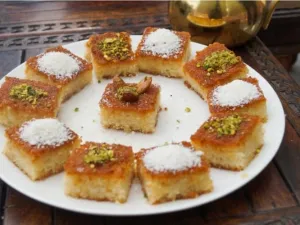 طريقة عمل البسبوسة بجوز الهند
