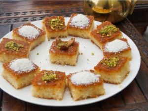 طريقة عمل البسبوسة بجوز الهند