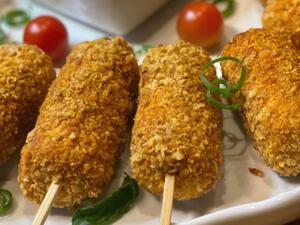 أصابع الدجاج بالشوفان