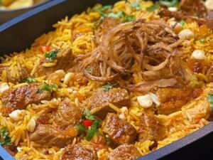 الأرز الكشميري باللحم