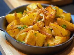 البطاطا الحارة الهندية