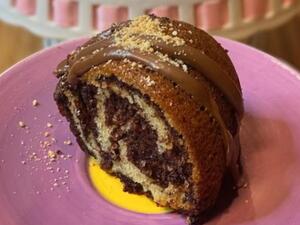 الكيكة الرخامية