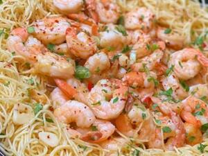 جمبري بالزبدة والثوم 