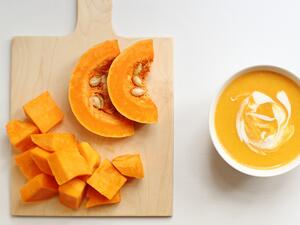 اليقطين يتميز بأنه قليل السعرات الحرارية والدهون