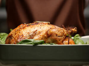 الديك الرومي بالفرن