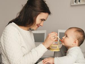 فطر سبانخ بالبطاطس تناسب الأطفال عمر 8 شهور