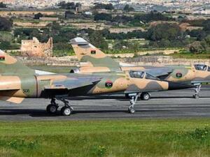 إسقاط طائرة حربية تابعة لقوات حكومة “الوفاق” الليبية،قرب مدينة مصراتة