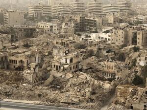 دمار في مدينة حلب السورية