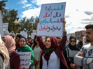 الاحتجاجات في الجزائر