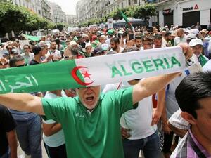 جانب من الاحتجاجات في الجزائر