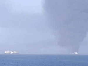 هجمات استهدفت ناقلتين اليوم الخميس جنوبي خليج هرمز