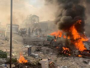 انفجار في مدينة رأس العين/ أرشيفية