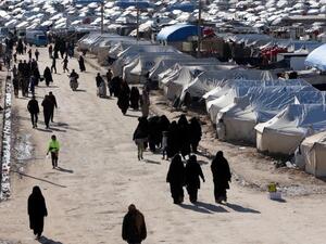 مخيم الهول في ريف الحسكة