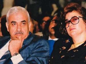 هيلدا برفقة زوجها المناضل والقائد الفلسطيني الراحل جورج حبش