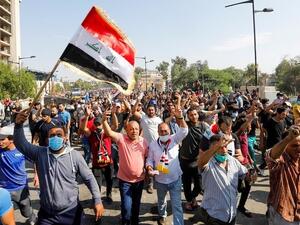 تجددت الاحتجاجات في العاصمة العراقية بغداد