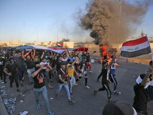 محتجون عراقيون