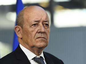  وزير الخارجية الفرنسي جان إيف لودريان