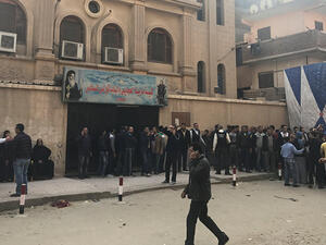 أحداث كنيسة "مارمينا" بحلوان جنوبي القاهرة