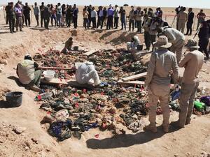 افتتاح مقبرة جماعية جديدة للأكراد في منطقة الشيخية ببادية السماوة 