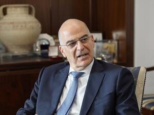  وزير الخارجية اليوناني، نيكوس دندياس