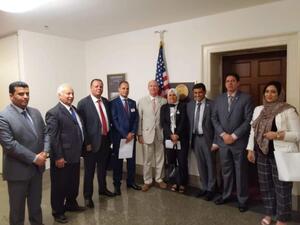  وفد من مجلس النواب الليبي يلتقي كبار المسؤولين بالبيت الأبيض