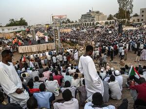 جانب من احتجاجات الشعب السوداني