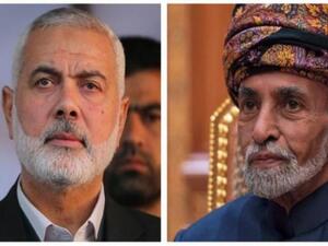 وفد من حماس، برئاسة إسماعيل هنية، في العاصمة مسقط