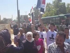 ضمت الدفعة الأولى من أهل مدينة القصير 425 عائلة تضم زهاء ألف شخص