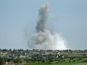 قصف يستهدف ريف حماة الشمالي/ أرشيفية