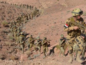 جنود من الجيش المصري في سيناء