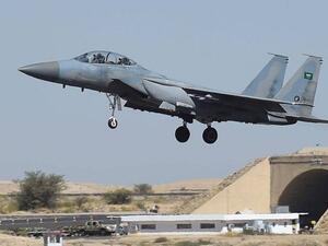 مقاتلة تابعة للتحالف العربي