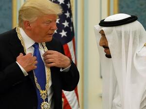 الرئيس الأمريكي دونالد ترامب والعاهل السعودي الملك سلمان بن عبد العزيز