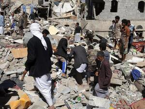 خسائر بشرية في اليمن جراء غارات التحالف الذي تقوده السعودية