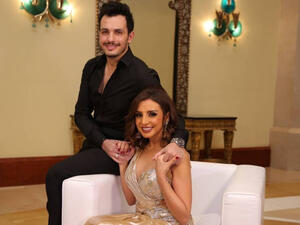 أنغام وزوجها أحمد إبراهيم أنغام وزوجها أحمد إبراهيم