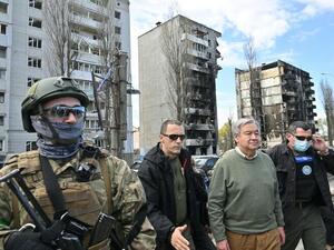 United Nations Head Guterres Arrives in Ukraine